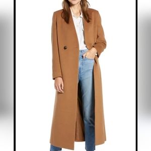 Something Navy double breasted coat